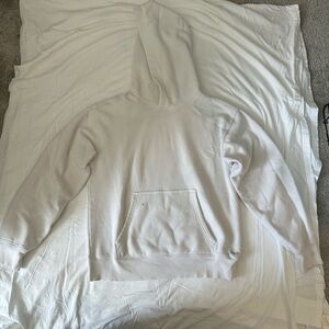 TNA White Sweatfleece Cozy Fleece Hoodie